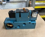 Mac 6223C-000-PM-111DA Solenoid Valve With PME-111DAAG And Manifold Base. Fixed Price $150.00.