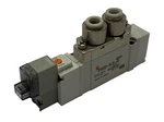 Smc SY5220-5LZD-C6 Pneumatic Solenoid Valve 5-PORT 24VDC. Fixed Price $31.49.
