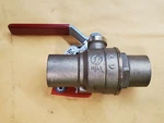 New Proline 1" Full Port Solder Brass Ball Valve 150 Wsp 600 Wog 107-455NL. Fixed Price $16.19.