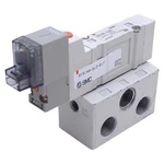 Smc SY3140-5LOZ-01T Solenoid Valve, 2-POSITION 5-PORT, 24VDC *missing Lead Wire*. Fixed Price $50.00.