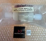 Factory Sealed- Asahi Av Fkm V21LVFVS1015 1.0MPA 230PSI 1/2 Pvdf Ball Valve. Fixed Price $127.50.