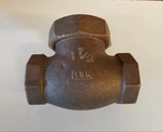 Stockham 1-1/2" Brass Lift Check Valve 150 Wog. Fixed Price $55.85.