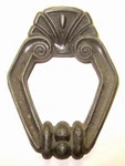 Toyo Japan 1890S Art Nouveau Hexagon Brass Pull Handle Cab. Door Drawer Antique. Fixed Price $14.90.