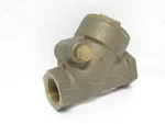 235901 Old-stock; Nibco T-413-Y-LF Bronze Y-pattern Check Valve; 3/8NPT; 400CWP. Fixed Price $26.57.