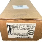 454613X Solenoid Valve 3/4 Inch Npt Burkert New Nib 28-140 Psi. Bc. Fixed Price $75.00.