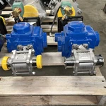 Tru-flo EA-33NF-SN-1-1/2" Sanitary Ball Valve With Pneumatic Actuator. Fixed Price $365.00.