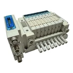 Smc Station Manifold W/ 8X SY3101-5U1 Solenoid Valves And EX260-SMJ1 Cc-link. Fixed Price $93.43.