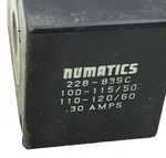 Numatics 228-839C 100- 115/50 110 120/60 30 Amps Pre Owned. Fixed Price $89.99.