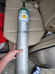 Catalina Cylinder Large Empty Medication Oxygen Tank Size 29"X4.25". Fixed Price $50.00.