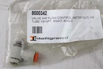 New Smc Flow Control Meter Out 1/4" Npt 1/8" Od Tube Right Angle 8000342. Fixed Price $14.99.