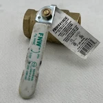 FNWX410CG Low Lead 600# Full Port Threaded Brass Ball Valve 1" Wog. Fixed Price $14.49.