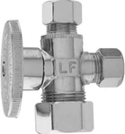 Keeney 2903PCLF 5/8" 3/8" By Quarter Turn Way Compression Valve Chrome. Fixed Price $10.99.