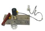 Shimadzu GC-17A Valve Block With Manual Knob And EVO-3-M 24VDC Solenoid. Fixed Price $72.00.