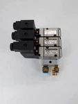 Smc VP344 3-SOLENOID Valve Assembly With Manifold. Fixed Price $62.50.