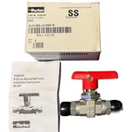 Parker 3/8" 2-WAY Series Instrumentation Valve ORFS(6LO-B6LJ2-SSP-R). Fixed Price $75.00.