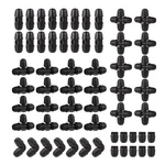 150 Pcs Irrigation Tubing Fittings KIT,1/4 Inch Locked Barbed Connectors Drip.... Fixed Price $38.22.
