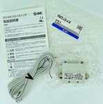 Smc Pneumatics Digital Flow Display And Switch 0.2-10L/MIN PFM710-C6-A-M. Fixed Price $150.00.