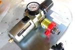 Clippard MMFRS-4Z-F5 Filter Regulator 150PSI W/ Ross 913K77 Bracket,&fittings. Fixed Price $75.00.