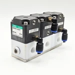 Ckd GAMD00-X0247 Solenoid Valve Manifold Assembly Pneumatic Used. Fixed Price $149.95.