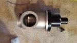 Mks Hps Right Angle Vacuum Bellows Valve #37223-B 4" Huge 16" Oal. Fixed Price $499.99.