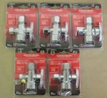 5 Pcs Keeney Way Valve K2909PCLF, 1/2" Fip, Od, 3/8" Item # 272832. Fixed Price $35.00.