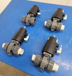 Lot Of 4X Gemu Typ 410 Pneumatic Butterfly Valve Dn 25 Air Open Spring Close. Fixed Price $249.99.