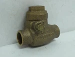 203220 New-no Box; Stockham 1JML6 Swing Check Valve; Bronze; Solder; 1/2". Fixed Price $17.82.
