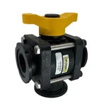 Banjo Flanged Standard Port Bottom Load 3-WAY Manifold Ball Valve 2" -MV200BL. Fixed Price $79.20.