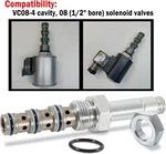 Hydraforce SV08-40-0-N-00 Spool Valve 4-WAY 3 Gpm Solenoid-cartridge. Fixed Price $44.50.