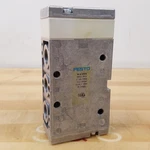 Festo VL-5-3/8-B Pneumatic Control Valve, 1: 0,9-10BAR, 12,14: 2-10BAR, 28-45PSI. Fixed Price $53.69.