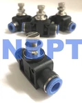 Nbpt Line Air Speed Control Scf 5/16 One Touch Push Connect, Lot Of 4. Fixed Price $14.95.