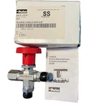Parker Series 3-WAY Ss Instrumentation Valve 6LO4F6LO-B6XJ2 #6 Orfs 1/4" Npt. Fixed Price $120.00.