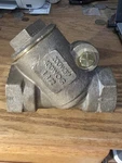 United Brass Works 62 Swing Check Valve W/ Metal Disc Size 1/2". Fixed Price $59.00.