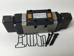 New! Smc NVFS4600-5FZ Solenoid Pneumatic Valve (#60179). Fixed Price $84.00.
