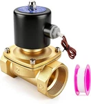Baomain Inch Dc 12V Brass Electric Solenoid Valve Water Air 2W-500-50. Fixed Price $59.99.