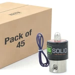 U. S. Solid 45PCS 1/4" Stainless Steel Solenoid Valve 12V Dc Normally Closed. Fixed Price $1293.77.