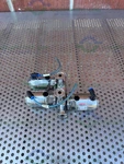 Lot Of 3 Gemu 9650 8Z 20T1 4-WAY Diaphragm Valve W/ 1/2" Sanitary Fitting. Fixed Price $550.00.