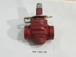 New, Flowserve Nordstrom 1/2" Plug Valve D-3000948, Fig B142, 200CWP. Fixed Price $62.96.