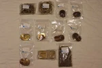 Brady Brass Valve Tags 1-1/2" Diameter 2"X2" Square Beaded Chain S-hooks. Fixed Price $18.00.