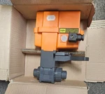 George Fischer Gf 1" Pvc Ball Valve Socket 2-WAY Industrial Nos. Fixed Price $249.50.