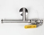 Mdc Stainless High Vacuum Tee/manifold W/ Valve Kf NW40 NW16. Fixed Price $126.00.