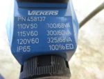 Vickers Valve Coil 458137. Fixed Price $99.99.