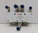 Aignep 5/2 Double Air-actuated Valve Pilot G1/8" Ports 10 Bar Max 01VP150002. Fixed Price $34.99.