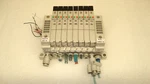 Smc Manifold W/ VQ1A01NY-5, VQ1401N-5, VQ1301NR-5 Solenoid Val. Fixed Price $100.00.