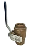 Nibco T-585-70 (NL9510C) 1-1/2" Npt Bronze Full Port Ball Valve 600-CWP Lever Op. Fixed Price $57.89.