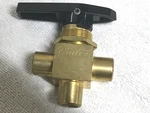 Whitey B-44XF4 Brass 3-WAY Ball Valve Nos. Fixed Price $100.00.