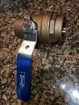 Nibco 2" Industrial Sweat Brass Ball Valve 400 Wog, 125 Swp, Type Cxc Fig S-580. Fixed Price $125.00.