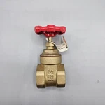 Proline 1.5" Threaded Gate Valve Brass 100-407HC Used For Water, Oil, And Gas. Fixed Price $22.97.