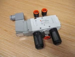 Smc VF5120-5D1-03T Solenoid Valve VF51205D103T W/mufflers. Fixed Price $125.44.