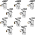 Angle Stop VALVE,1/2" Fip Iron Pipe Compression Chrome Shut-off. Fixed Price $39.49.